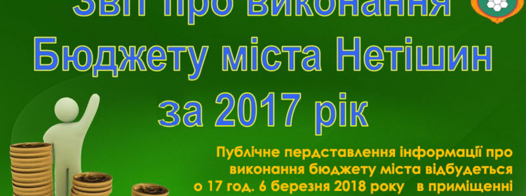 Звіт про виконання бюджету міста за 2017рік